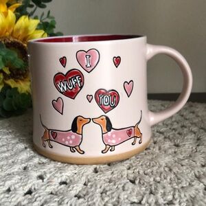 Valentines Dachshund Dog I WUFF YOU Coffee Mug